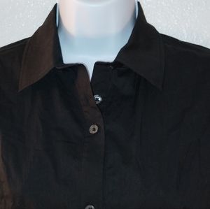 TOCCONI (NY) Dress Black 100% Cotton Cut-outs size 0